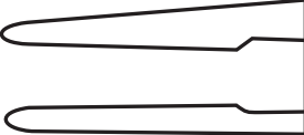 Dodick Lens Holding Forceps Angled